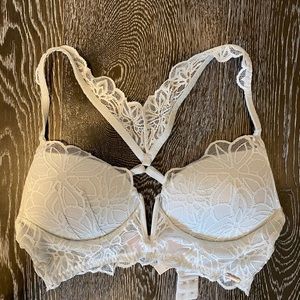 Victoria’s Secret pink lace bra